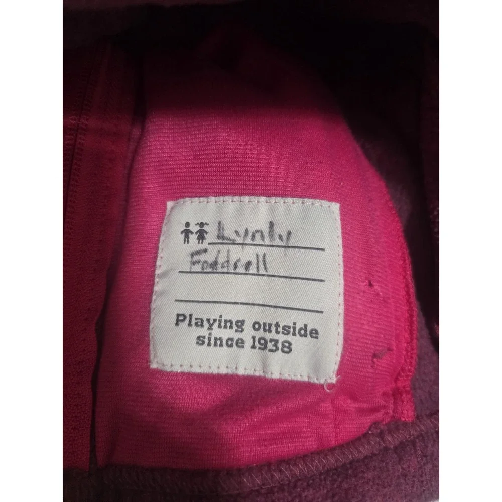 Columbia Fleece Jacket Girls XS (5/6X) Pink Purple Full Zip